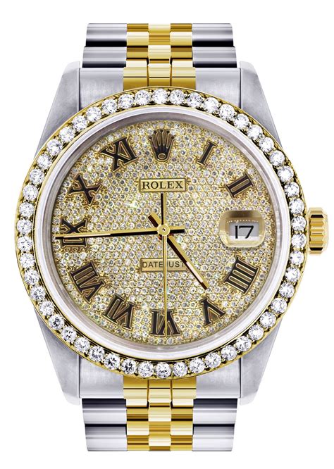 gold diamonds rolex mens watch|Rolex full diamond price.